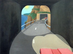 El túnel ciego, 1994. Óleo sobre tela, 116 x 89 cm.     