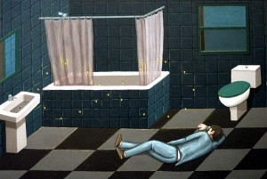 Infinito, 1995. Acrílico sobre tela, 53 x 77 cm.      