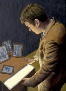 La memoria de Homúnculo 1, 2006. 100 x 73 cm. Óleo sobre lienzo.    