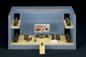 Escenario: segundo acto, 2016. Maqueta.           